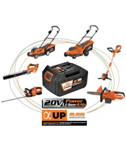 Masina de tuns gazon pe Acumulator DAC 3744e {contine acumulator+incarcator}